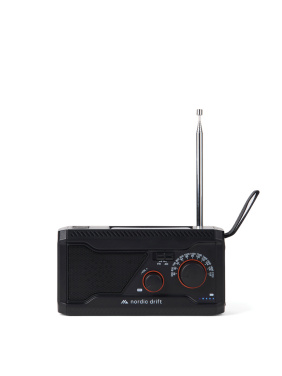 Logo trade advertising product photo of: Nordic Drift Titan IPX4 multifunctional radio 4000mah