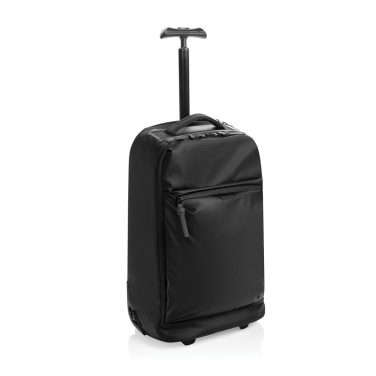 Logo trade corporate gift photo of: Swiss Peak OSLO RCS Wheeled Duffel backpack  cabin proof