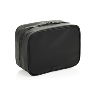 Logo trade promotional gifts image of: Swiss Peak OSLO RCS Multifunctional Toiletry Pouch