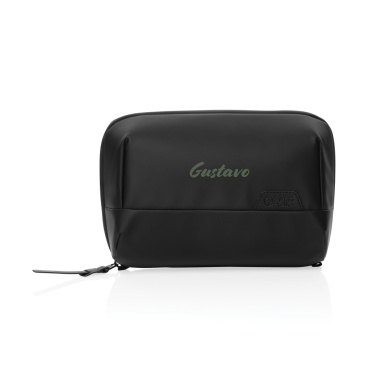 Logo trade corporate gifts picture of: Swiss Peak OSLO RCS Foldable Toiletry Pouch