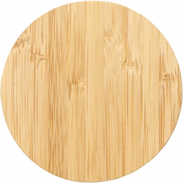 Logo trade firmakingi pilt: Essence 5W bambusest juhtmevaba laadimisalus