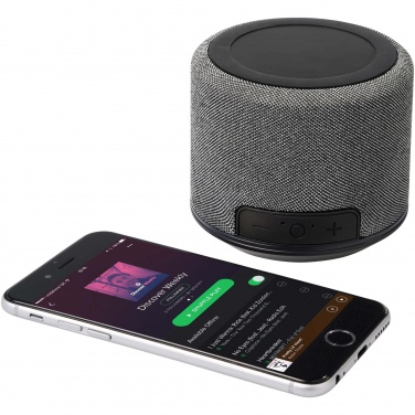 Logo trade reklaamtoote pilt: Fiber 3W juhtmevaba laadimisega Bluetooth® kõlar