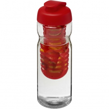 Logo trade reklaamkingi pilt: H2O Active® Base 650 ml keeratava kaanega spordipudel ja infusioon
