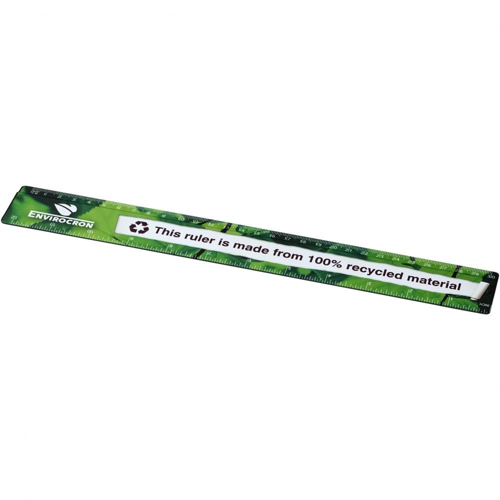 Logo trade meene pilt: Terran 30 cm joonlaud 100% taaskasutatud plastikust