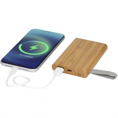 Logotrade firmakingitused pilt: Tulda 5000 mAh bambusest akupank