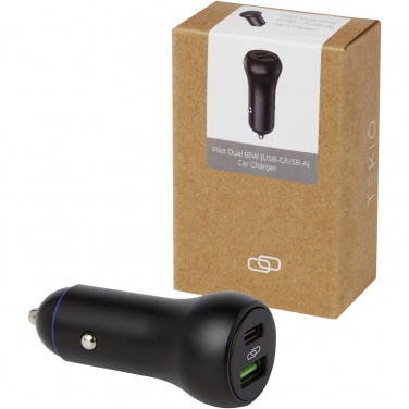 Logo trade firmakingi pilt: Pilot topelt 55 W USB-C/USB-A autolaadija