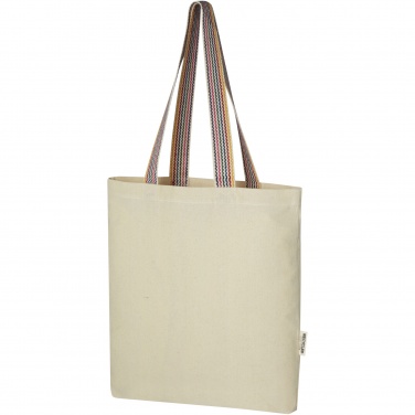 Logotrade reklaamkingituse foto: Rainbow 180 g/m² taaskasutatud puuvillast kandekott 5L