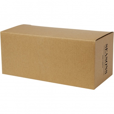 Logotrade firmakingituse foto: Manti 2-osaline 250 ml topeltseinaga klaasist tass bambusest alusega 
