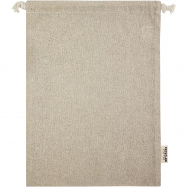 Logo trade ärikingituse pilt: Pheebs 150 g/m² GRS taaskasutatud puuvillast kingikott suur 4L