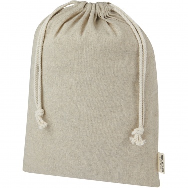 Logotrade reklaamtooted pilt: Pheebs 150 g/m² GRS taaskasutatud puuvillast kingikott suur 4L