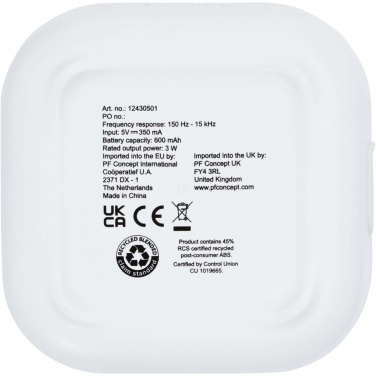Logotrade meened pilt: Stark 2.0 3W mini RCS taaskasutatud plastikust Bluetooth® kõlar