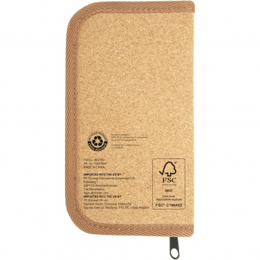 Logo trade ärikingituse pilt: Spike 24-osaline RCS taaskasutatud plastist tööriistakomplekt korgist kotiga