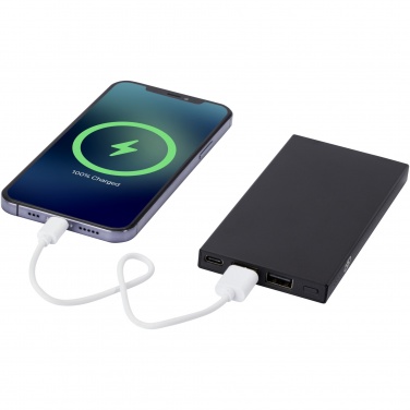 Logotrade reklaamtoote foto: Ühendage 5000 mAh taaskasutatud alumiiniumist akupank 