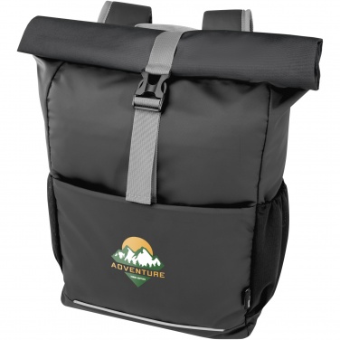 Logotrade firmakingituse foto: Aqua 15" GRS taaskasutatud veekindel rulliga rattakott 20L