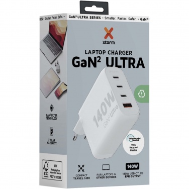 Logotrade ärikingituse foto: Xtorm XEC140 GaN² Ultra 140 W seinalaadija