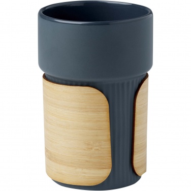Logo trade reklaamtoote pilt: Termostass Fika 340 ml bambuskattega