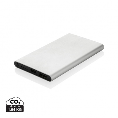 Logo trade reklaamkingituse pilt: RCS-i taaskasutatud plastist/alumiiniumist 4000 mah C-tüüpi akupank