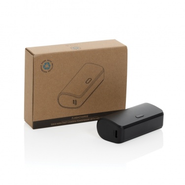 Logo trade ärikingituse pilt: FlashCharge RCS rplastic 5000 mah kiirlaadimise akupank