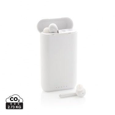 Logotrade ärikingituse foto: Liberty TWS kõrvaklapid 5000 mAh toitepangaga