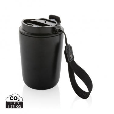 Logotrade ärikingituse foto: Cuppa RCS terasest vaakum termoskruus koos kaelapaelaga