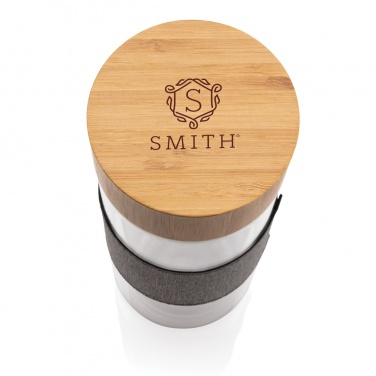 Logotrade firmakingi foto: Impact topeltseinaga borosilikaatklaasist pudel