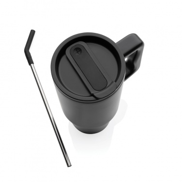 Logo trade reklaamtoote pilt: Embrace deluxe roostevabast terasest termoskruus, 900 ml