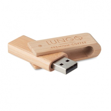 Logo trade firmakingitused foto: Bambusest USB 16GB