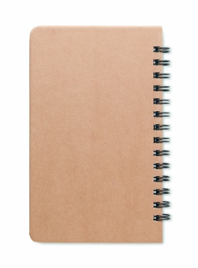 Logo trade firmakingituse pilt: A5 männipuu GROWNOTEBOOK™
