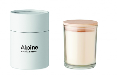 Logotrade reklaamkingituse foto: Vanilli lõhnaga küünal