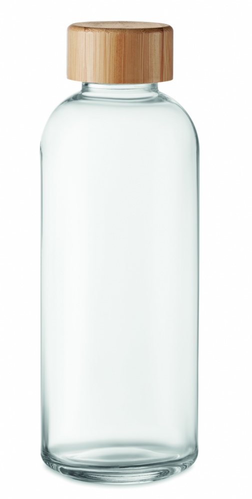 Logo trade ärikingituse pilt: Klaaspudel 650ml bambusest kaas