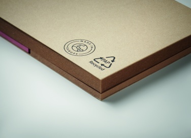 Logo trade reklaamkingi pilt: Taaskasutatud paberist memokomplekt