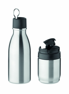 Logotrade reklaamtoote foto: 2 ühes topeltseinaga pudel 500ml