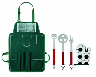 Logo trade ärikingituse pilt: Jalgpalliteemaline BBQ komplekt