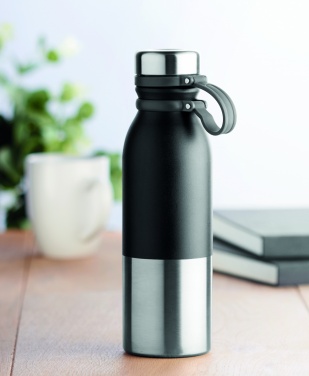 Logotrade firmakingituse foto: Topeltseintega termospudel 600 ml