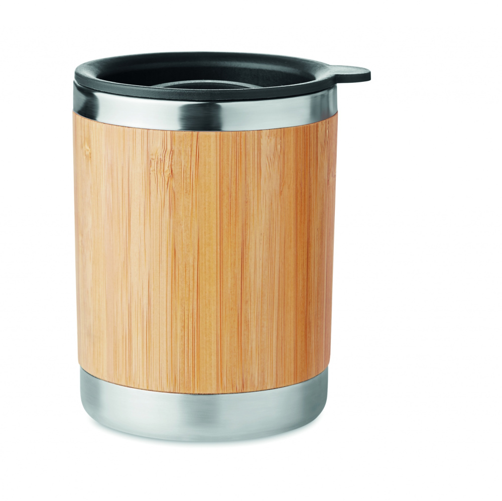 Logotrade ärikingituse foto: Bambusest kaanega trummel 250ml