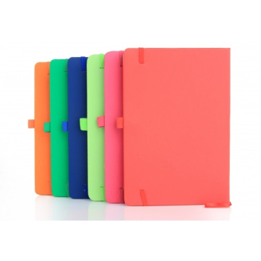 Logo trade firmakingituse pilt: Sametiste kaantega A5 märkmik Kiel