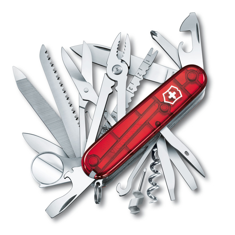 Logotrade meene foto: Taskunuga SwissChamp, läbipaistev Victorinox