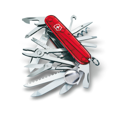 Logotrade ärikingitused pilt: Taskunuga SwissChamp, läbipaistev Victorinox