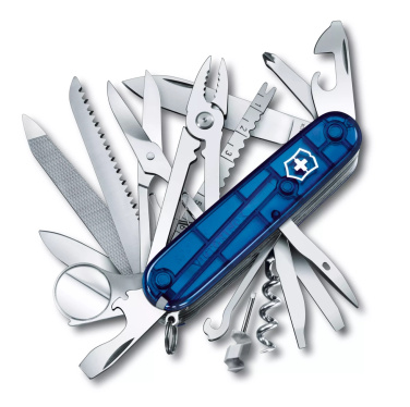 Logo trade firmakingid foto: Taskunuga SwissChamp, läbipaistev Victorinox