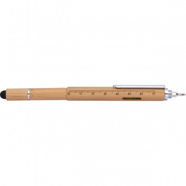 Logotrade reklaamtoote foto: 6in1 multifunktsionaalne pastapliiats COIMBRA