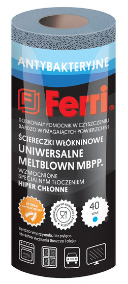 Logotrade firmakingitused pilt: Super MELTBLOWN mittekootud puhastuslapp (40 lehega rull) 145021200