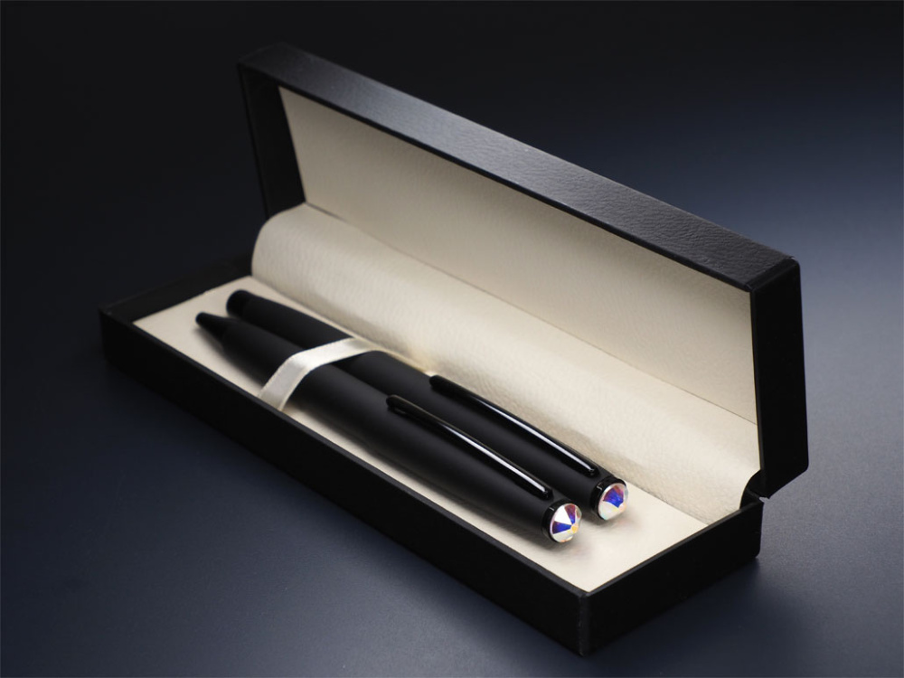 Logotrade reklaamkingid pilt: Swarovski kristalliga pastapliiatsite komplekt 1236036