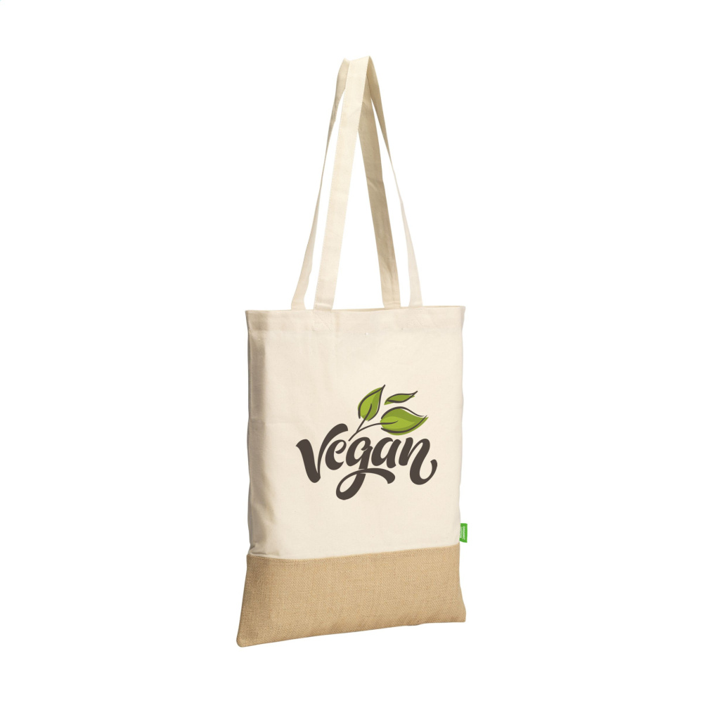 Logotrade ärikingituse foto: Combi Organic Shopper kott (160 g/m²).