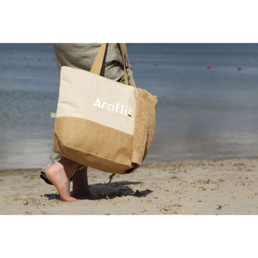 Logo trade firmakingid foto: Cancun Beachbag orgaaniline puuvill (320 g/m²)