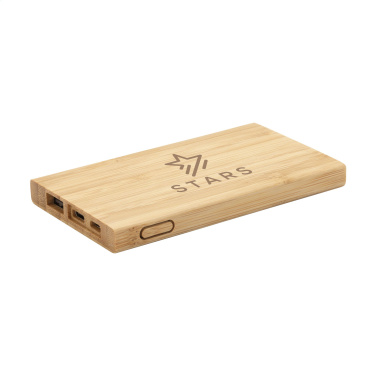 Logotrade ärikingid pilt: Bamboo 4000 bambusest akupank