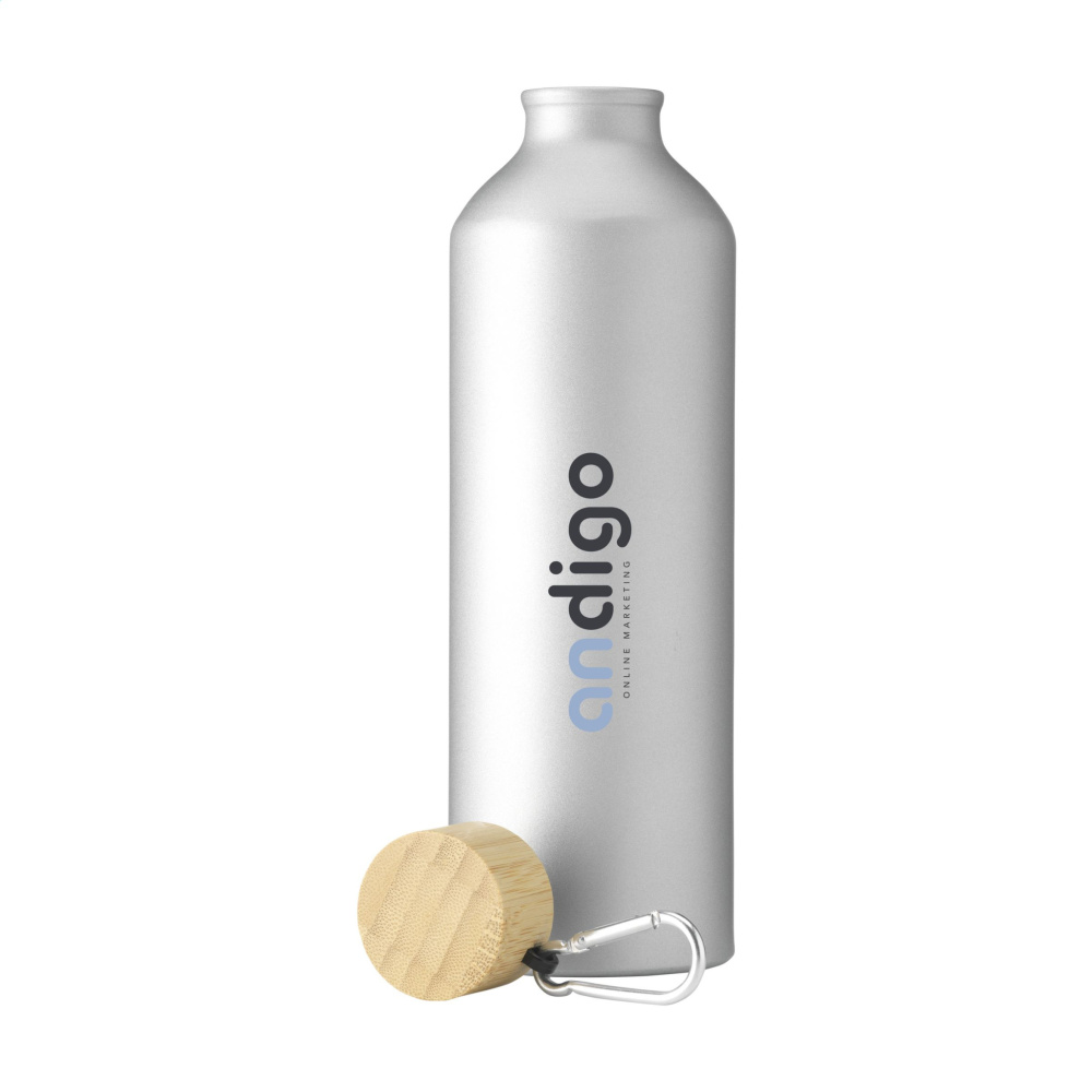 Logotrade meened pilt: AluBamboo GRS Recycled Alu 750 ml veepudel