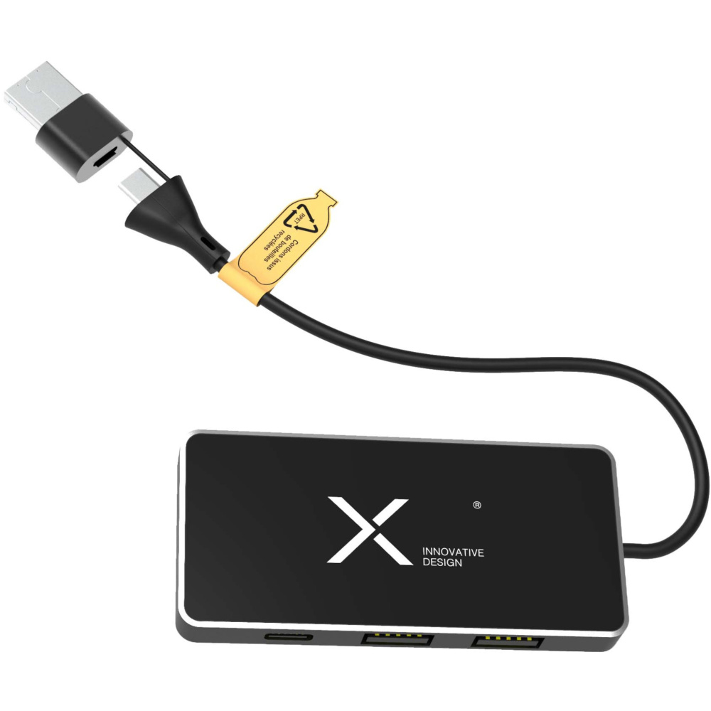 Logo trade ärikingitused foto: SCX.design H20 8-ühes USB-jaotur kahe sisendi ja 6-pordiga