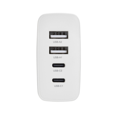Logotrade reklaamkingitused pilt: TravelCharge Pro RCS plastikust reisilaadija USB C-ga