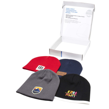 Logo trade firmakingituse pilt: Beanie näidiskarp