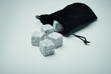 Logo trade reklaamkingitused foto: 9 kivist jääkuubikute komplekt karbis ABERDEEN